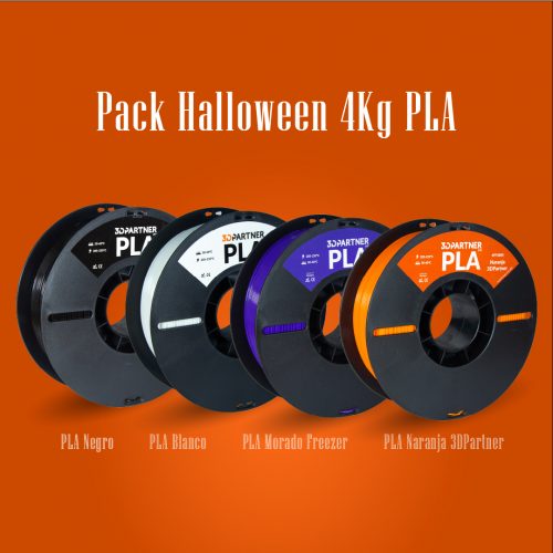 Pack Halloween Filamento PLA 1.75mm 4KG